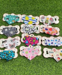 COLLAR CON PAÑUELO PARA MASCOTA CON DISEÑOS #1.0 1UND