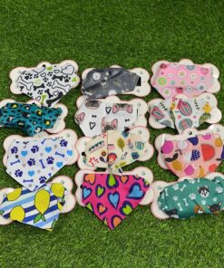 COLLAR CON PAÑUELO PARA MASCOTA CON DISEÑOS #1.5 1UND