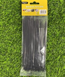 GAZAS NYLON DE COLOR NEGRA 2.5X150MM (70PCS)