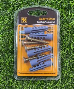 TORNILLOS CON TACOS 6X40+10MM 1UND