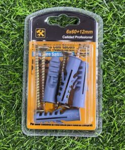 TORNILLOS CON TACOS 6X60+12MM 1UND