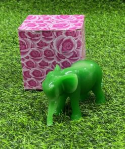ADORNO DE ELEFANTE VERDE  1UND