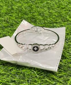 PULSERA GRUESA DE PLATEADA CON DISEÑOS 1UND