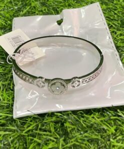 PULSERA GRUESA DE PLATEADA CON DISEÑOS 1UND
