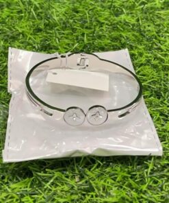 PULSERA GRUESA DE PLATEADA CON DISEÑOS 1UND