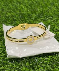 PULSERA GRUESA DE DORADA CON DISEÑOS 1UND
