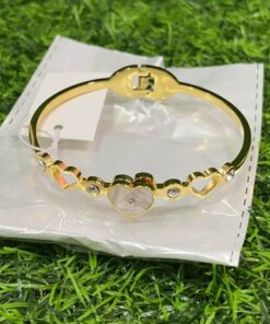 PULSERA GRUESA DE DORADA CON DISEÑOS 1UND