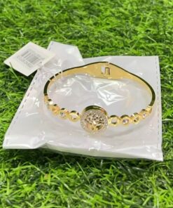 PULSERA GRUESA DE DORADA CON DISEÑOS 1UND