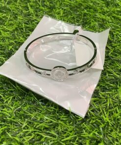 PULSERA GRUESA DE PLATEADA CON DISEÑOS 1UND