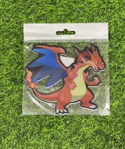 STICKER 3D DE PODEMON 11X11CM 1UND