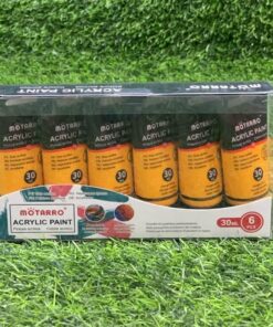 PINTURA ACRÍLICA COLOR NARANJA AMARILLA 30ML 1UND (6PCS)
