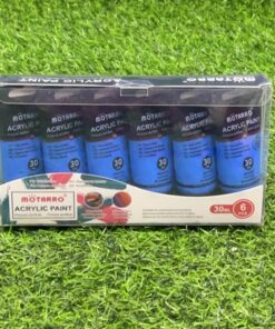 PINTURA ACRÍLICA COLOR AZUL METALIZADO 30ML 1UND (6PCS)