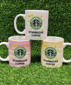 JARRA CERÁMICA DE STARBUCKS CON FLORES 1UND