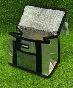 BOLSA TÉRMICA CON BORDE DE COLOR LISO CL603-3 1UND