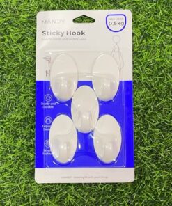 GANCHO ADHESIVO PARA COLGAR 1UND (5PCS)