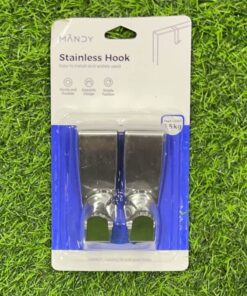 GANCHO ADHESIVO STAINLESS 1UND (2PCS)
