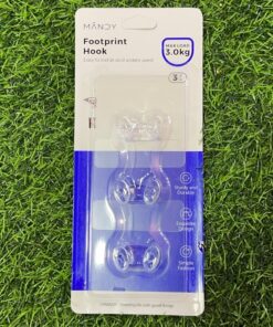 GANCHO ADHESIVO TRANSPARENTES PARA COLGAR 1UND (3PCS)