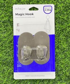 GANCHO ADHESIVO PARA COLGAR 1UND (2PCS)