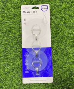 GANCHO ADHESIVO TRANSPARENTE 1UND (3PCS)