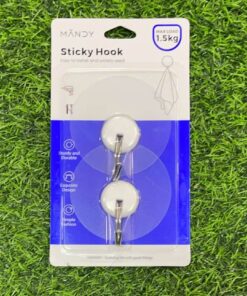 GANCHO ADHESIVO PARA COLGAR 1UND (2PCS)