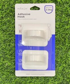 GANCHO ADHESIVO DE REDONDA 1UND (2PCS)