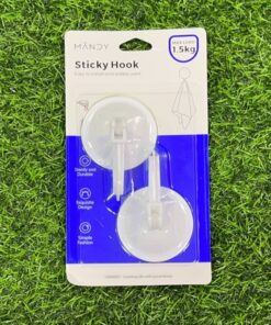 GANCHO ADHESIVO PARA COLGAR 1UND (2PCS)