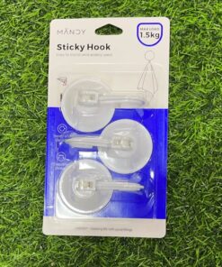 GANCHO ADHESIVO PARA COLGAR 1UND (3PCS)