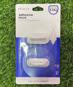 GANCHO ADHESIVO 1UND (2PCS)