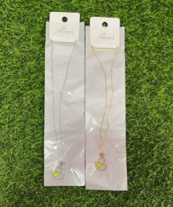 CADENA DE CORAZÓN CON MARIPOSA 1UND