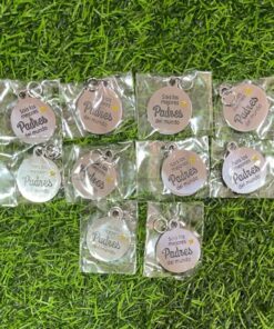 CHARM DE ACERO DISEÑO REDONDO 1UND (10PCS)