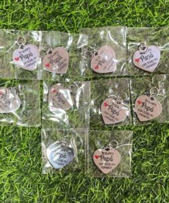 CHARM DE ACERO DISEÑO CORAZÓN 1UND (10PCS)