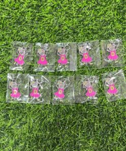 CHARM DE ACERO DISEÑO NIÑA Y LETRA ¨D¨ 1UND (10PCS)