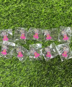 CHARM DE ACERO DISEÑO NIÑA Y LETRA ¨F¨ 1UND (10PCS)