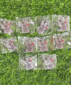 CHARM DE ACERO CON DISEÑO ÁNGEL 1UND (10PCS)