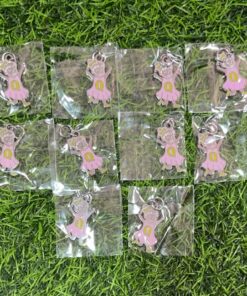 CHARM DE ACERO DISEÑO NIÑA Y LETRA ¨Q¨ 1UND (10PCS)