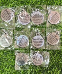 CHARM DE ACERO DISEÑO REDONDO 1UND (10PCS)