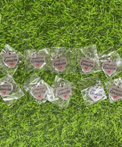 CHARM DE ACERO DISEÑO CORAZÓN 1UND (10PCS)