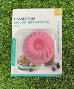MOLDE REPOSTERÍA SILICONA DE CÍRCULO 1UND (5PCS)