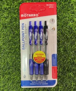 SET DE LAPICEROS 3 AZUL + 1 NEGRO 1.0MM 1UND (4PCS)