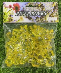 PIEDRA CRISTAL COLOR AMARILLA 1UND