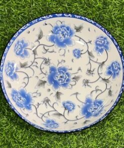 PLATO CERÁMICA DE PEONIA AZUL 7" 1UND