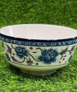 TAZA CERÁMICA DE PEONIA AZUL 6" 1UND