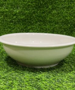 TAZA CERÁMICA GRANDE DE COLOR BLANCA 10" 1UND