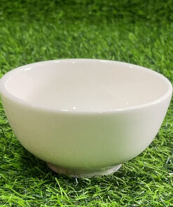 TAZA CERÁMICA DE COLOR BLANCA 4.5" 1UND