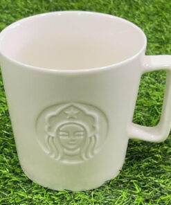 JARRA CERÁMICA COLOR BLANCA DE STARBUCK 1UND