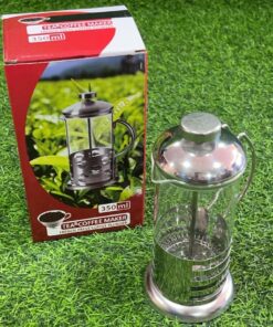 PRENSA FRANCESA DE ACERO CON VIDRIO 350ML 1UND