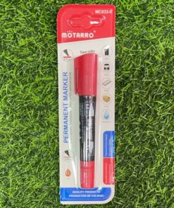 MARCADOR PERMANENTE COLOR ROJO 2.5MM 1UND