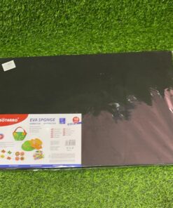 ESPONJA EVA COLOR NEGRO 60X40CM 1UND (10PCS)