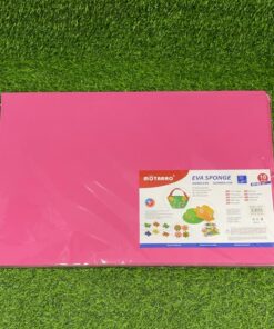 ESPONJA EVA COLOR ROSA ROJA CLARO 60X40CM 1UND (10PCS)