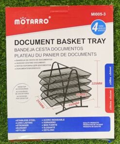BANDEJA CESTA DOCUMENTOS DE 4 PISO 1UND